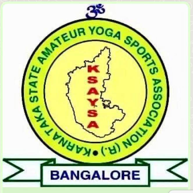 Karnataka State Amateur Yoga Sports Association --- Regd. No. : SOR34 of 1999-2000